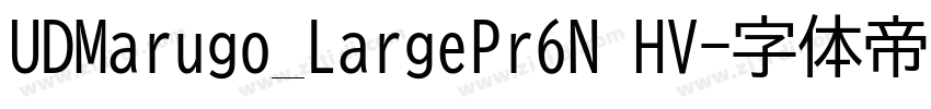 UDMarugo_LargePr6N HV字体转换